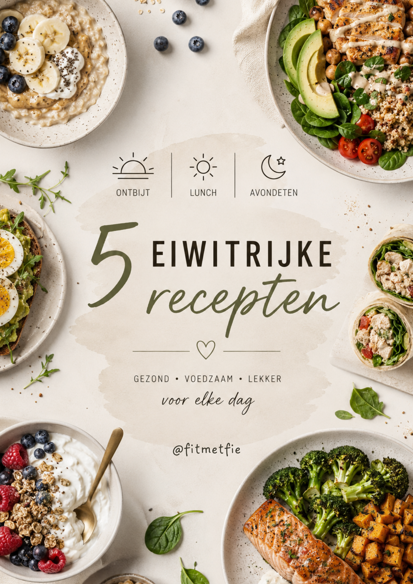 Eiwitrijke receptenbundel - Fit met Fie