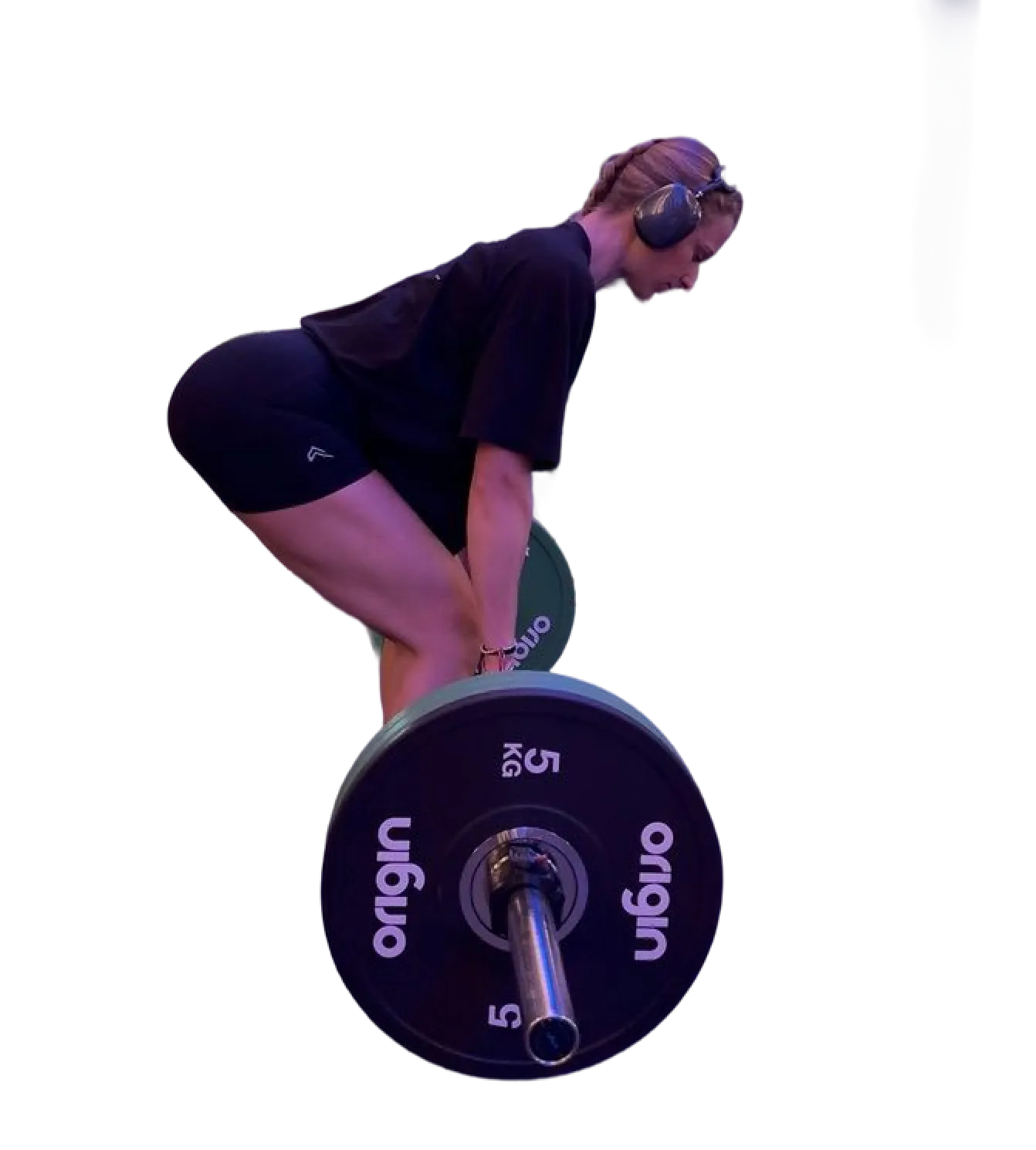 Online afvalcoach Philine van Fit Met Fie doet een deadlift